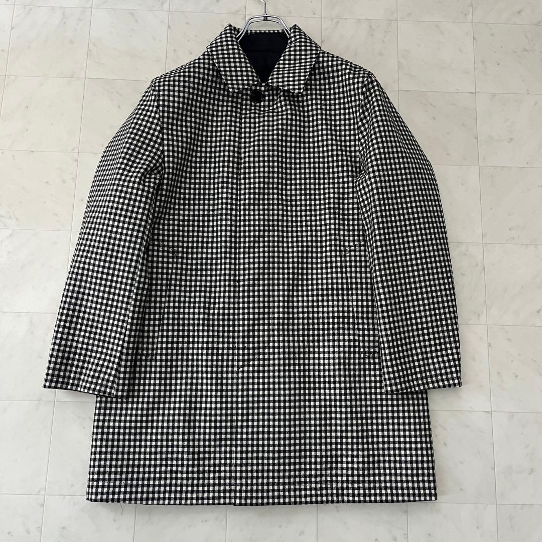 マッキントッシュフィロソフィー サーモア リバーシブル ステンカラーコート 38