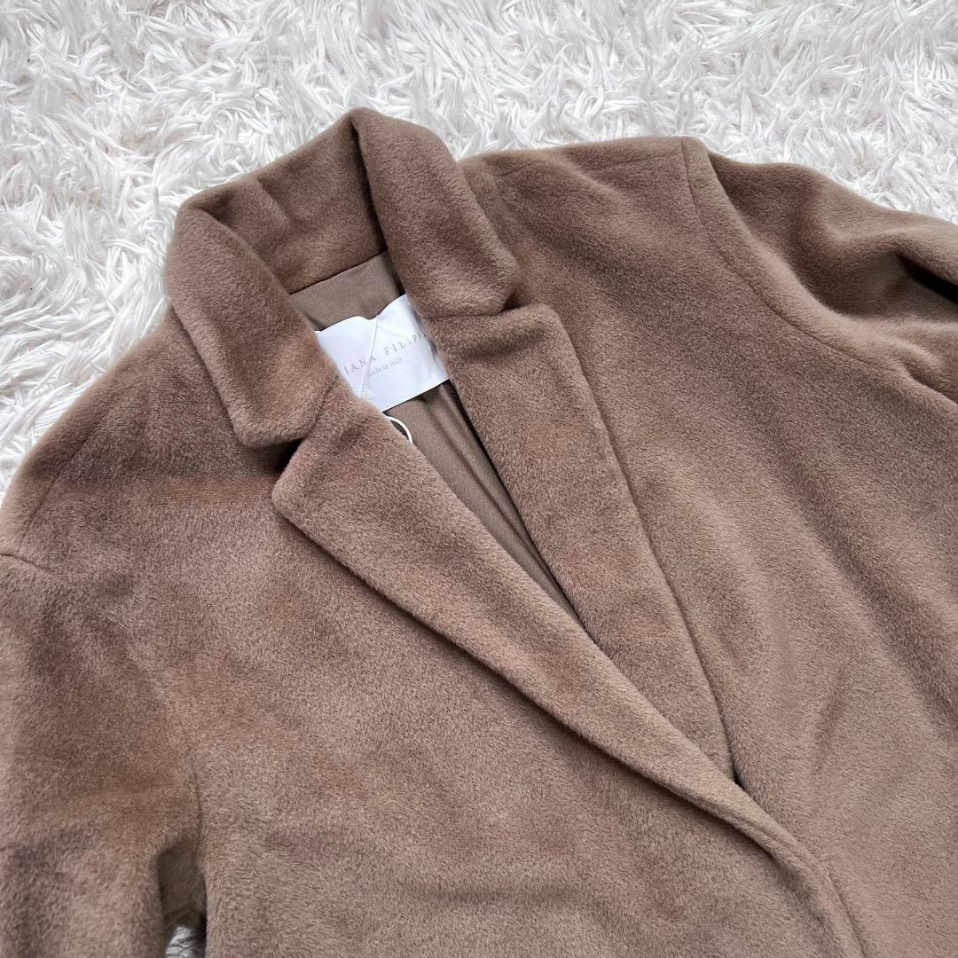 新品タグ付き 近年モデル ファビアナフィリッピ ベルト付き チェスターコート