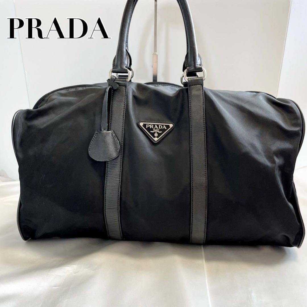 【正規品】PRADA プラダ　ボストンバック　黒