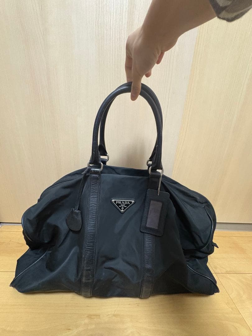 【正規品】PRADA プラダ　ボストンバック　黒