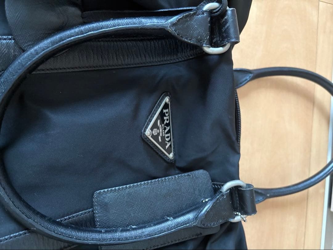 【正規品】PRADA プラダ　ボストンバック　黒
