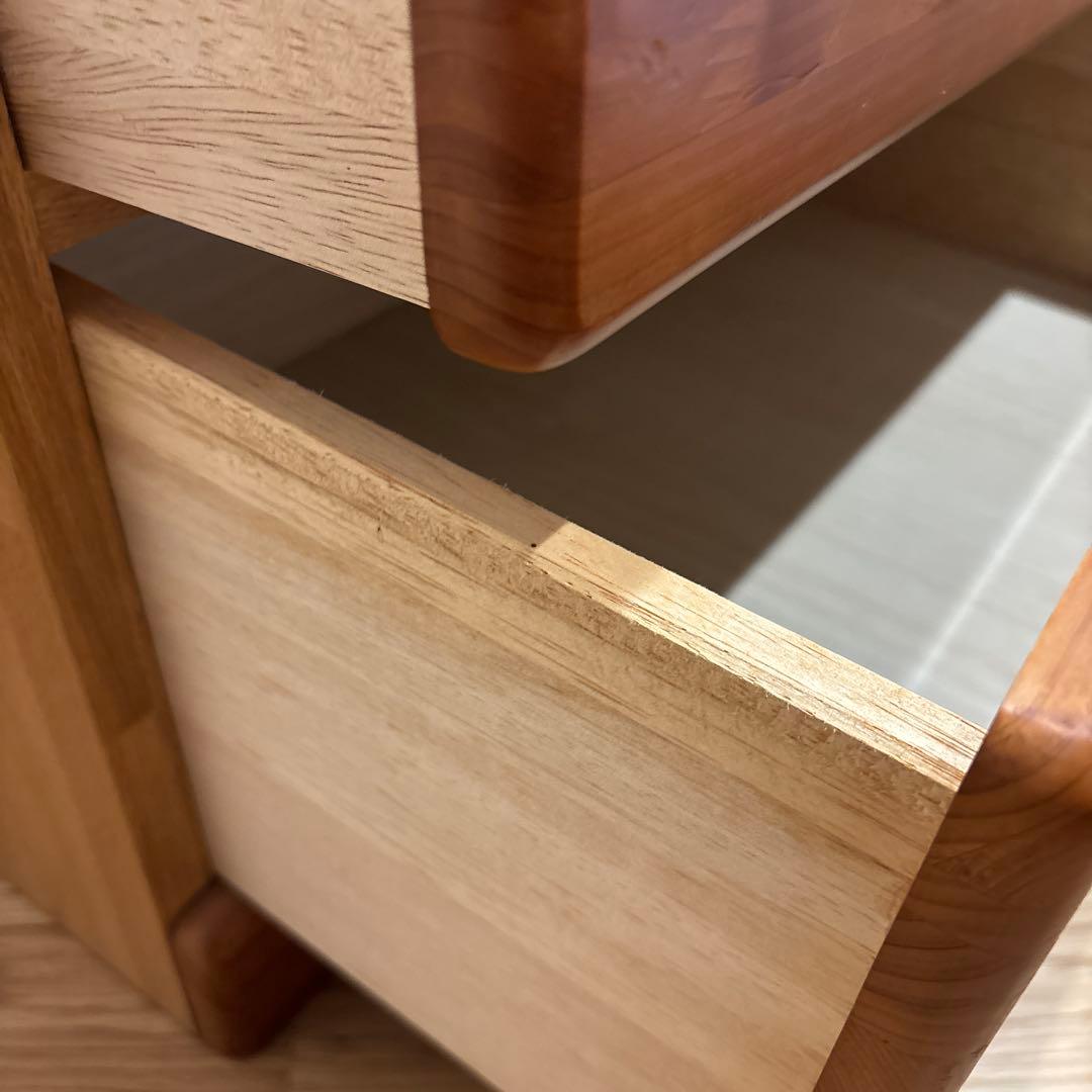 木製チェスト 4段 ナチュラルウッド