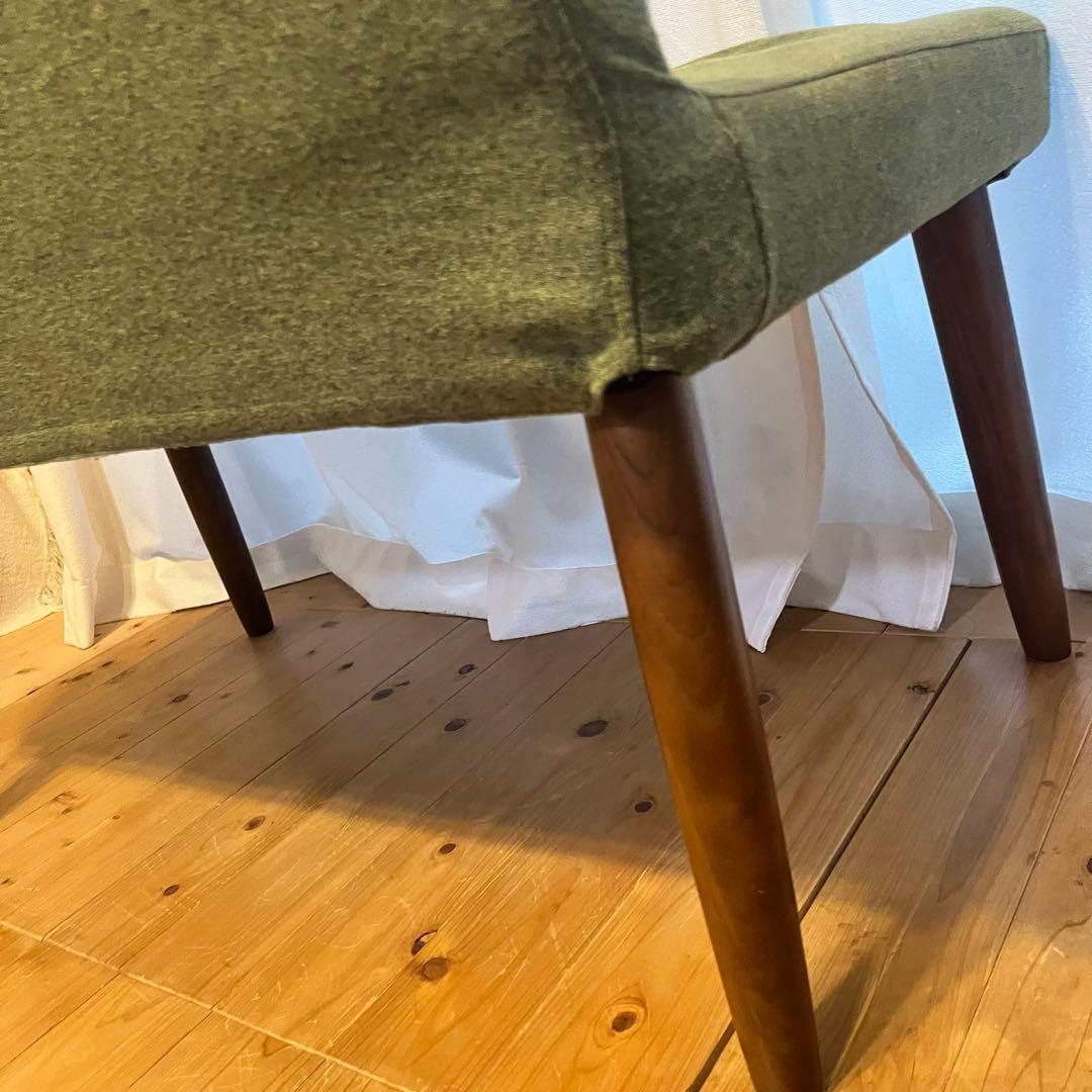 【美品】B-company ダイニング　ベンチ　椅子　グリーン緑　ルミネで購入