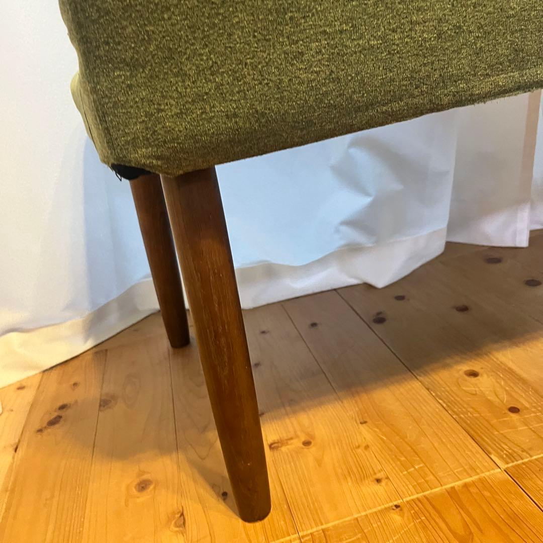 【美品】B-company ダイニング　ベンチ　椅子　グリーン緑　ルミネで購入