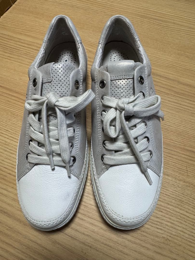 新品未使用 GABOR ガボール スニーカー グレー 24cm