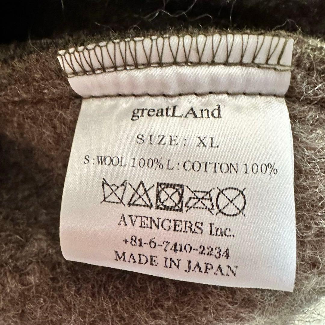 【新品】greatLAnd Grungeman Cardigan Jacket