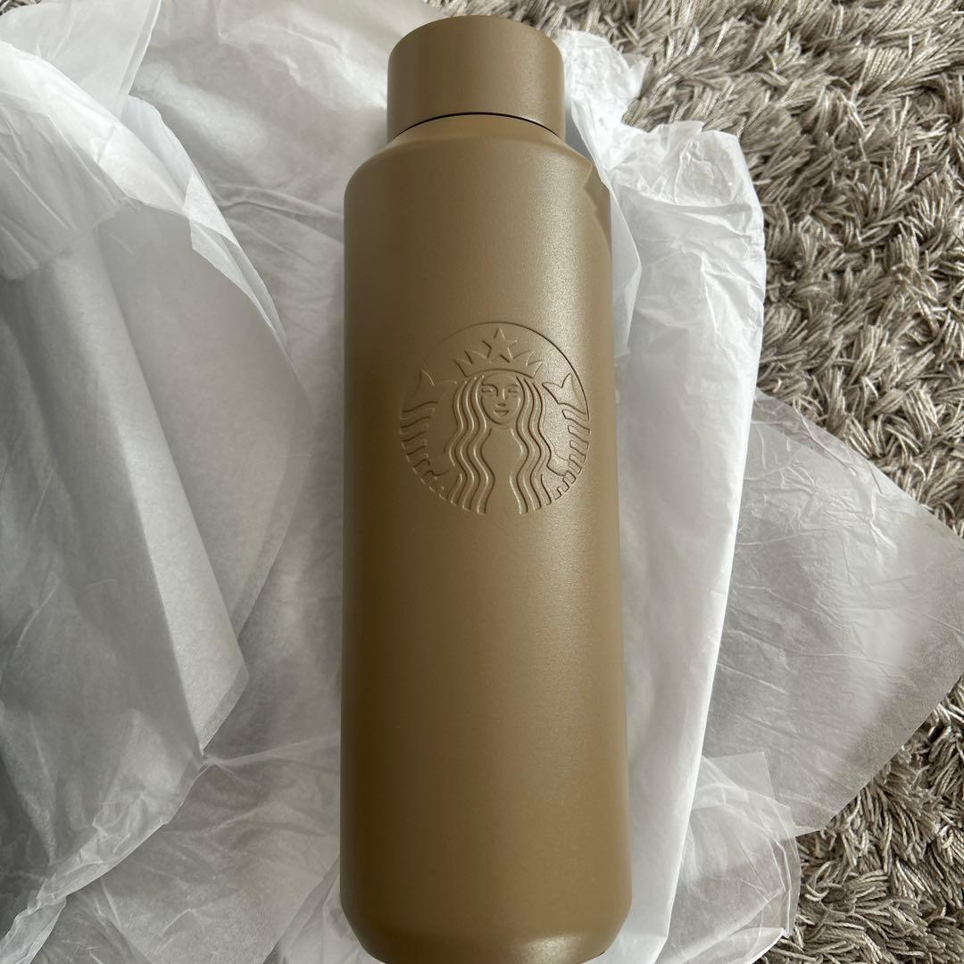 スタバ PORTER リサイクルステンレスボトル マットラテベージュ591ml