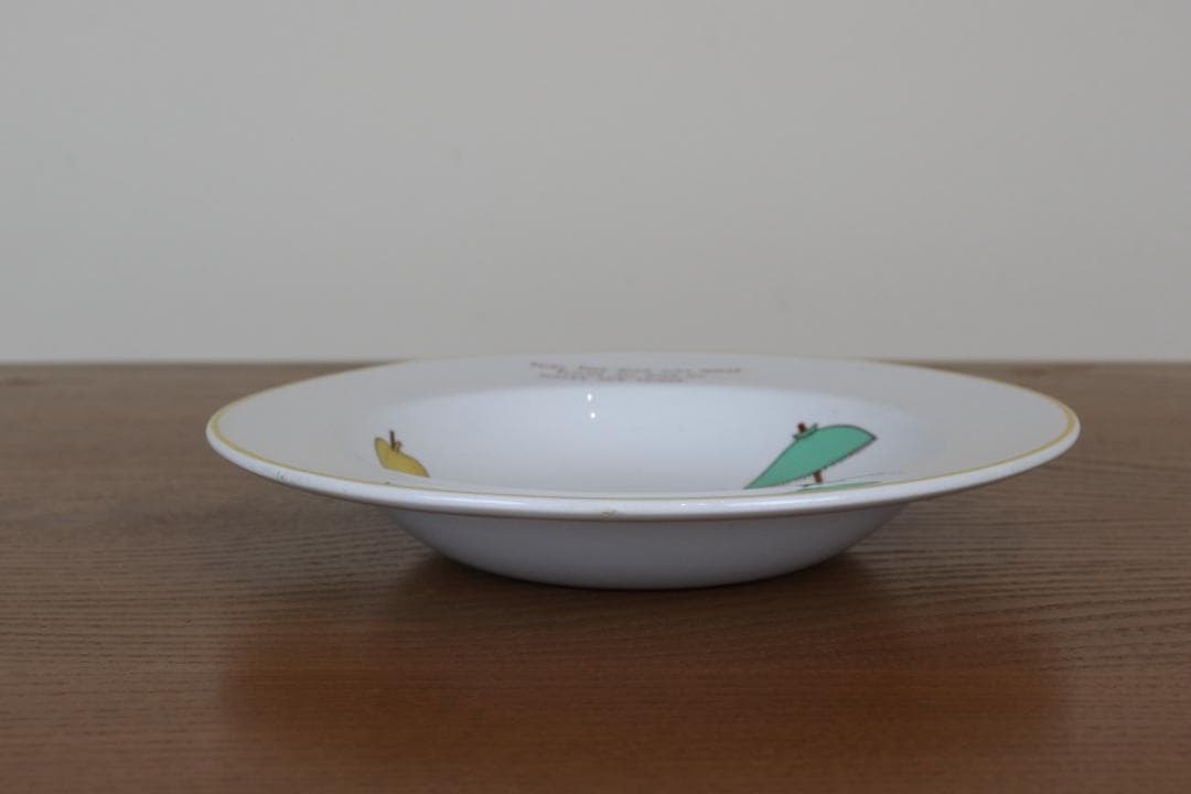 シェリー　マーベル・ルーシー・アトウェル　スーププレート 黄　アンティーク　レア