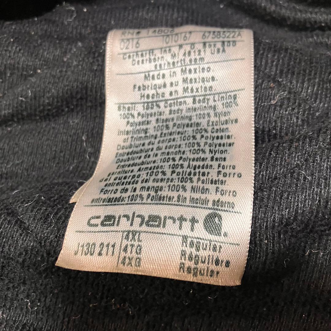 希少ビッグサイズ！　carhartt カーハート アクティブジャケット　メキシコ