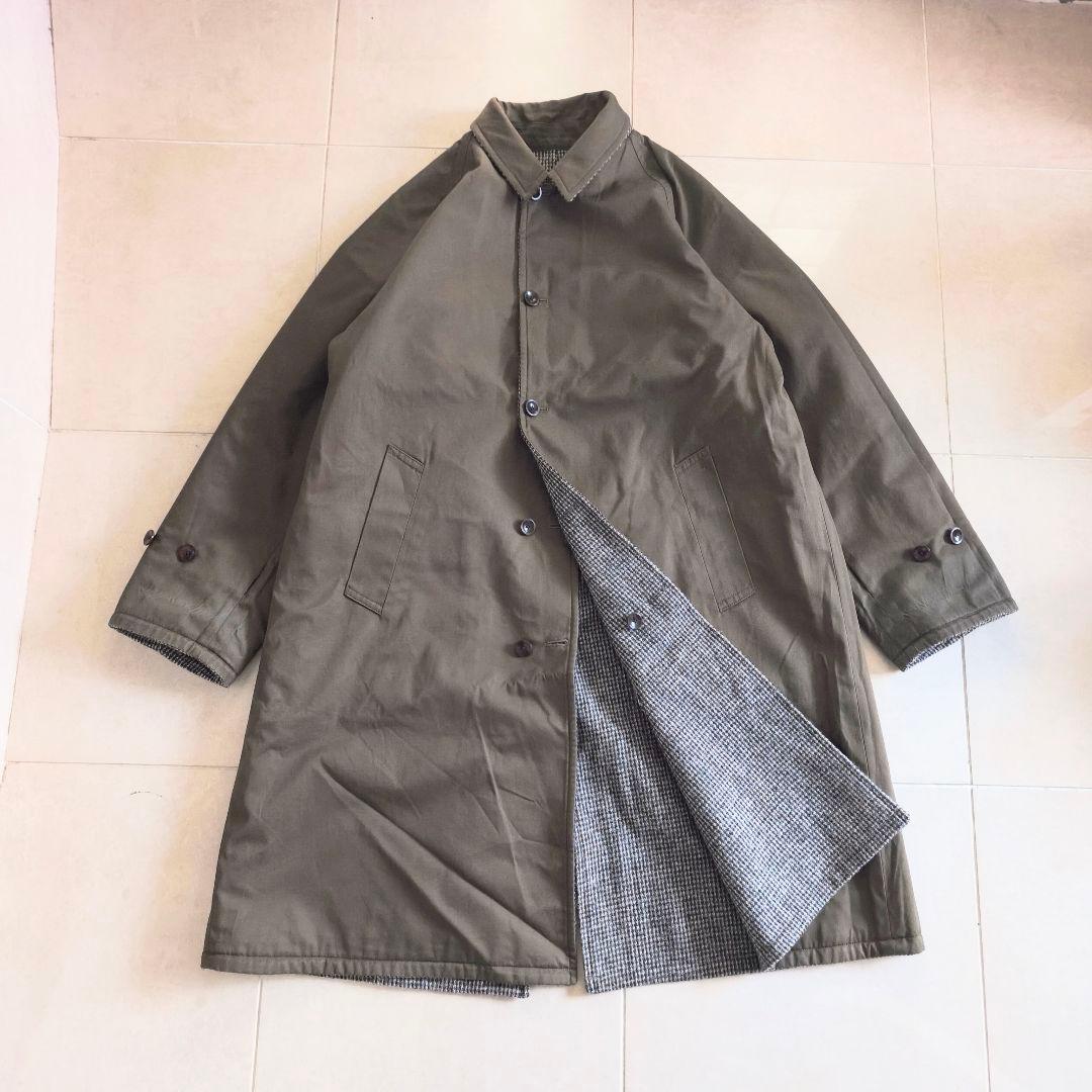 Steven Alan × HARRIS TWEED　一枚袖　リバーシブルコート