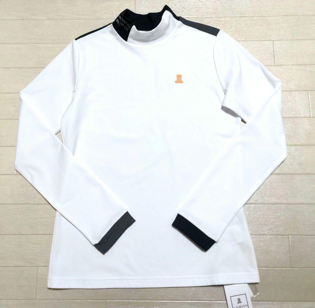 再再再値下新品　ランバンスポール　モックネックL　白　定価19800円　裏微起毛