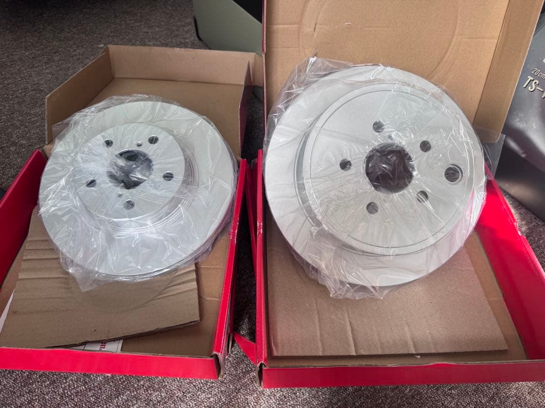 【未使用】GRBスバルSeiken ブレーキディスクローター 前後4枚セット