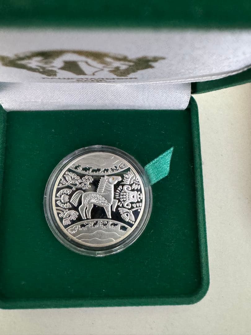 銀貨　馬　二枚　純銀