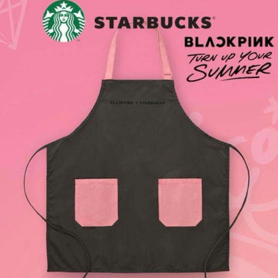 【日本未発売】スタバ×BLACKPINK コラボ2023年 エプロン