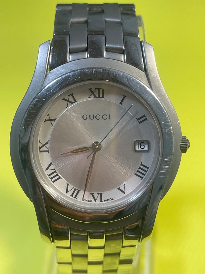 GUCCI アナログ腕時計 シルバー