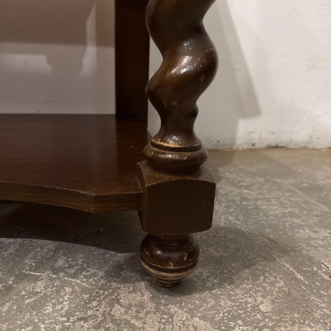 年末年始saleヴィンテージ　木製サイドテーブル　引き出し付き