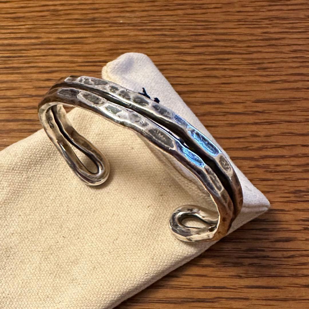 最終値下げ❗️【市松 イチマツ】シルバーバングル 初期モデル 廃番 二重デザイン