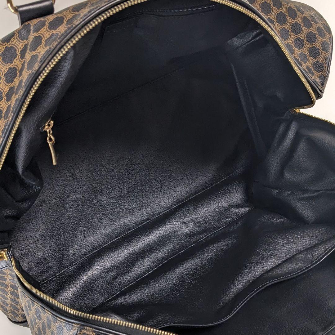 美品　CELINE　セリーヌ　ボストンバッグ　マカダム　トリオンフ　大容量