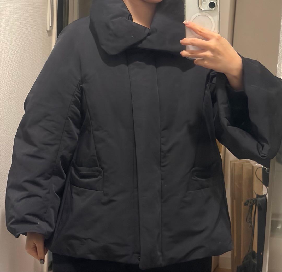 UNIQLO ユニクロ　+J ハイブリッドダウンジャケット　S ブラック