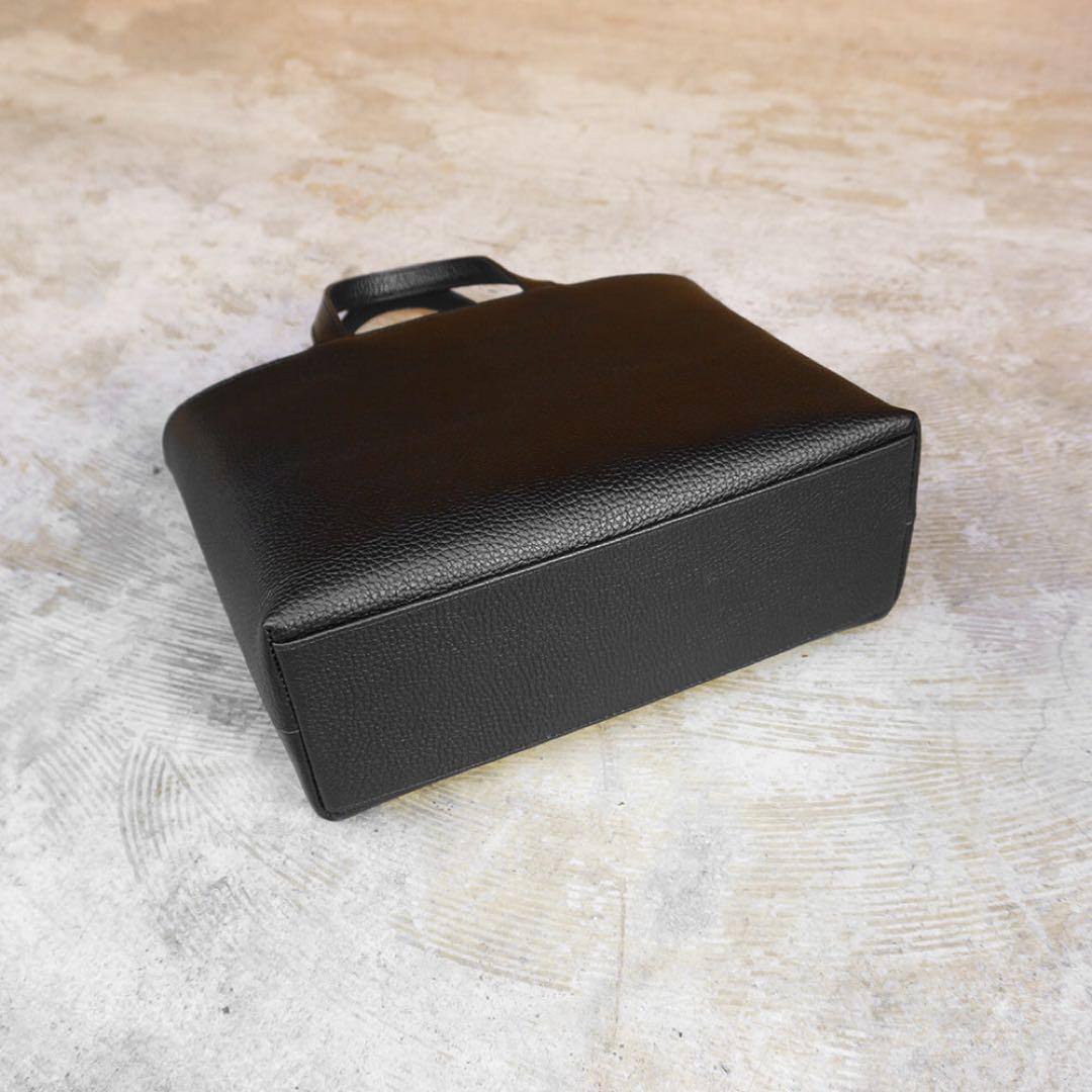 ハッシュタグ Hush Tugトートバッグ　ジップミニトート ブラック 黒