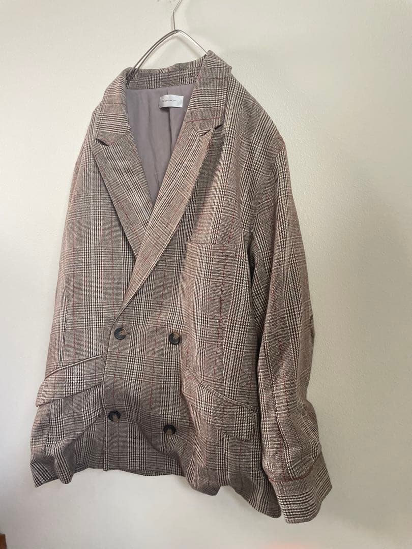 remer（リメール） グレンチェック オーバーサイズ セットアップ