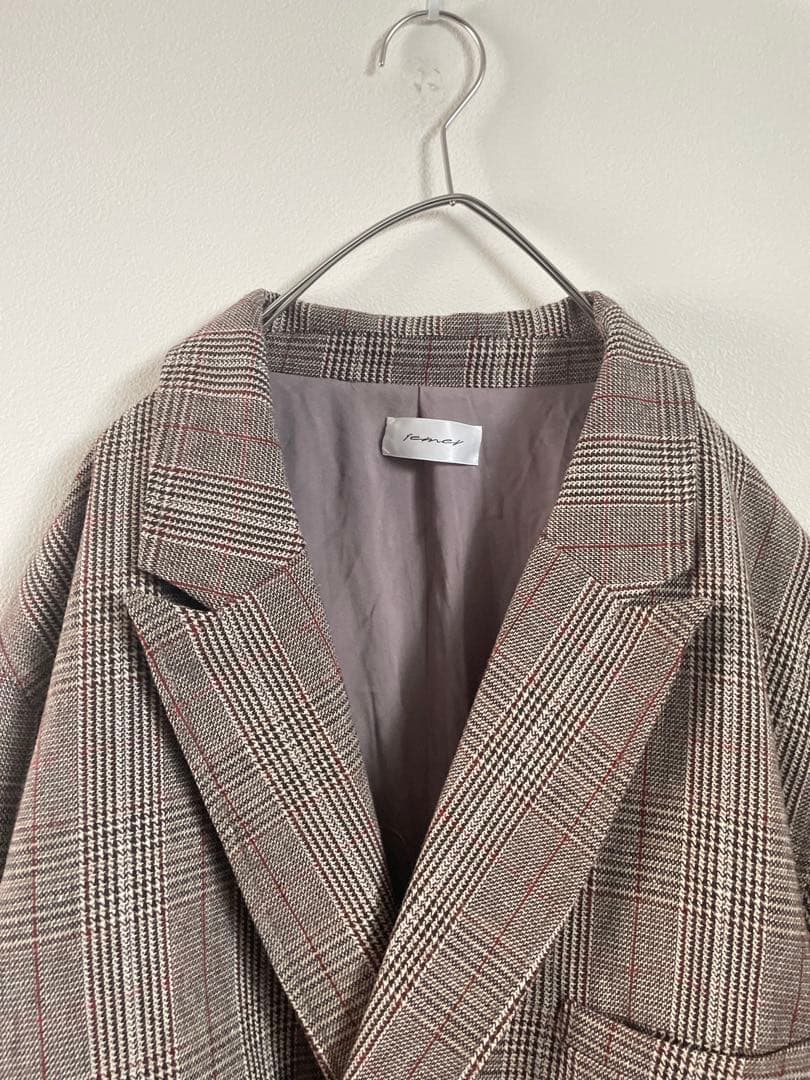 remer（リメール） グレンチェック オーバーサイズ セットアップ