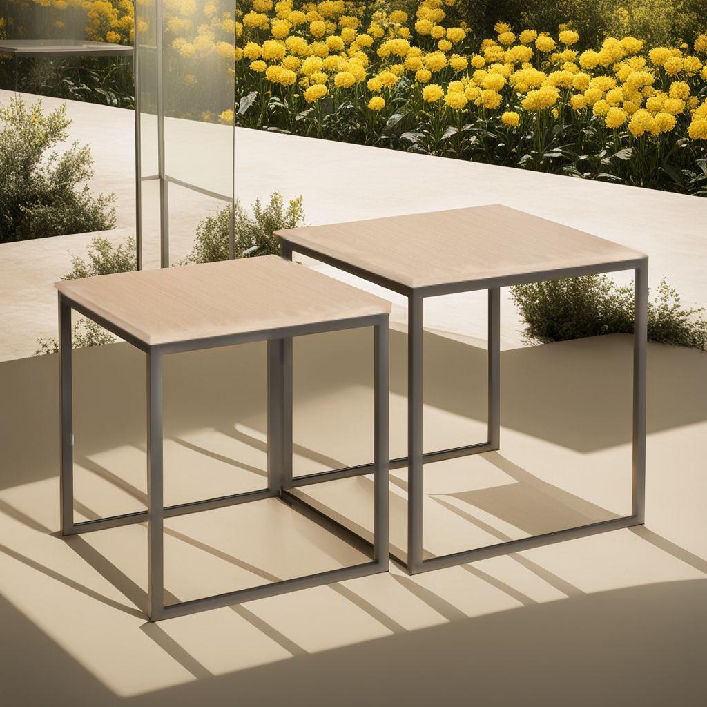 サイドテーブル 2個セット ネストテーブル おしゃれ 木製