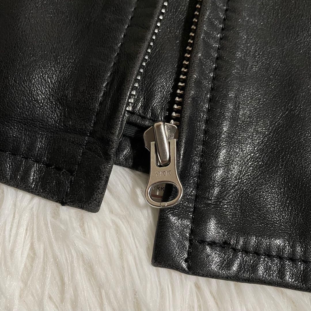 ハロルズギア レザージャケット 襟付き 馬革 ホースハイド