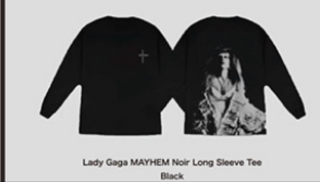 レディガガ　ポップアップ店舗限定　未使用 長袖シャツＬサイズ/MAYHEM