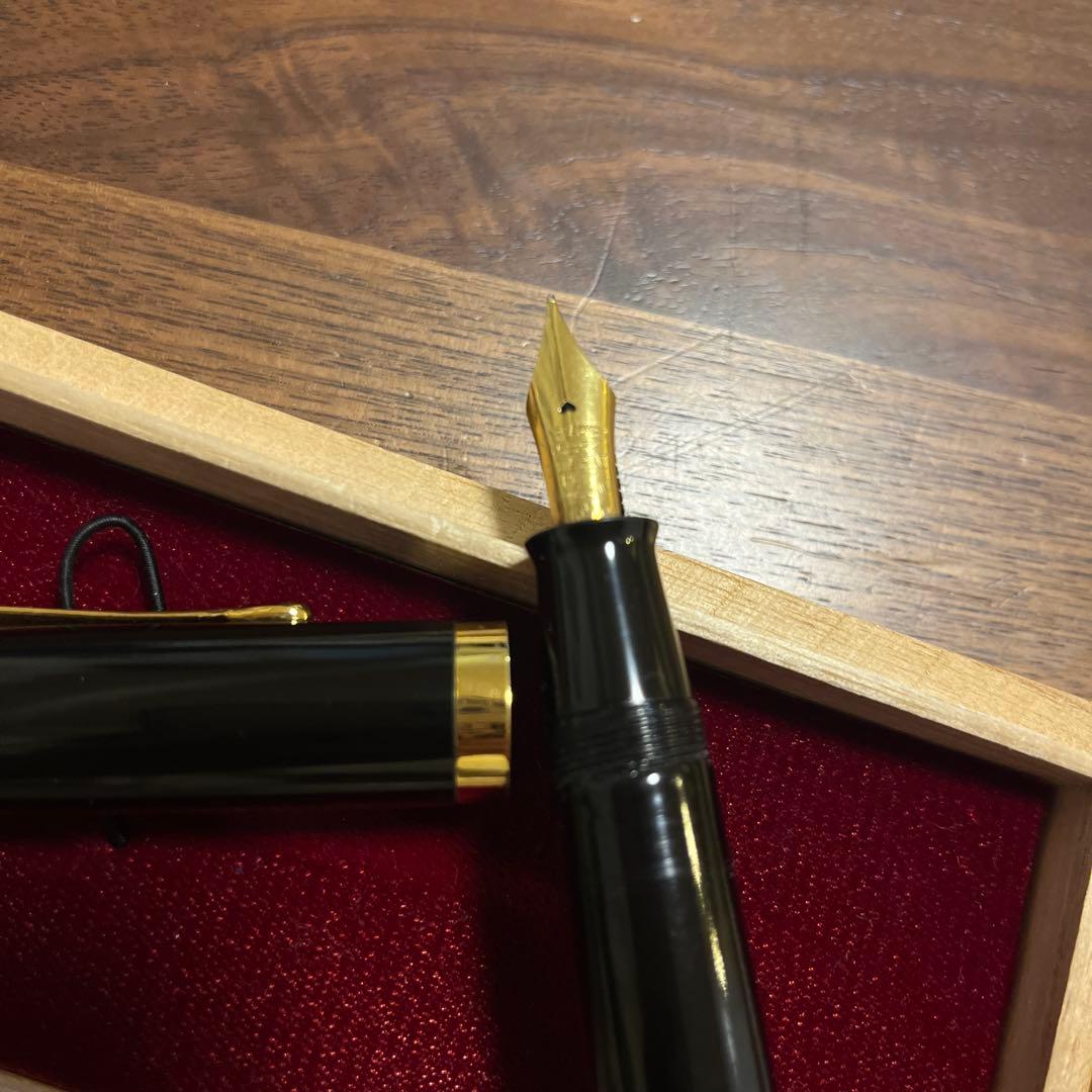 手造り万年筆 黒 日本製