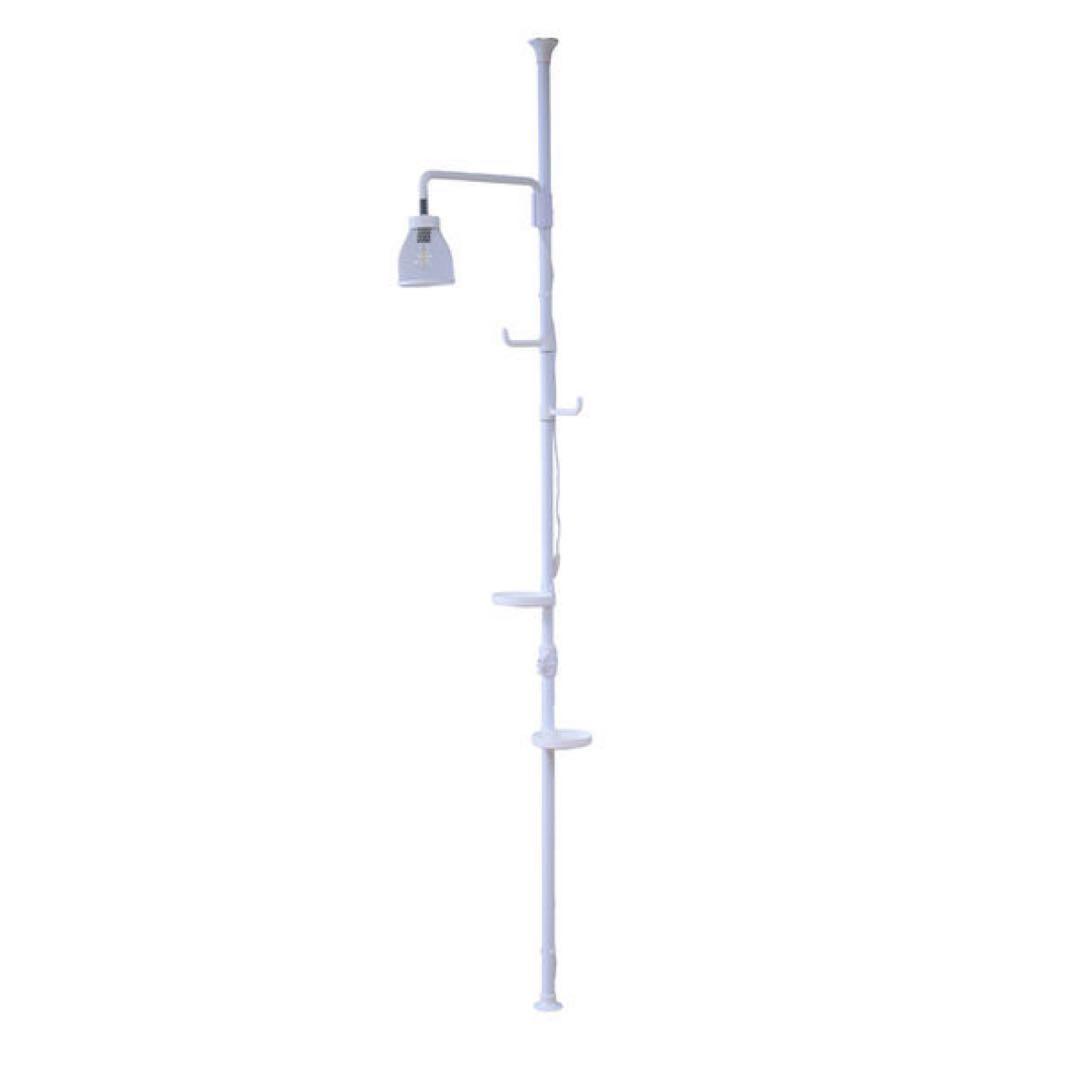 新品未使用箱不良　山善　突っ張り式 インテリアライト WIL-MID(MWH)