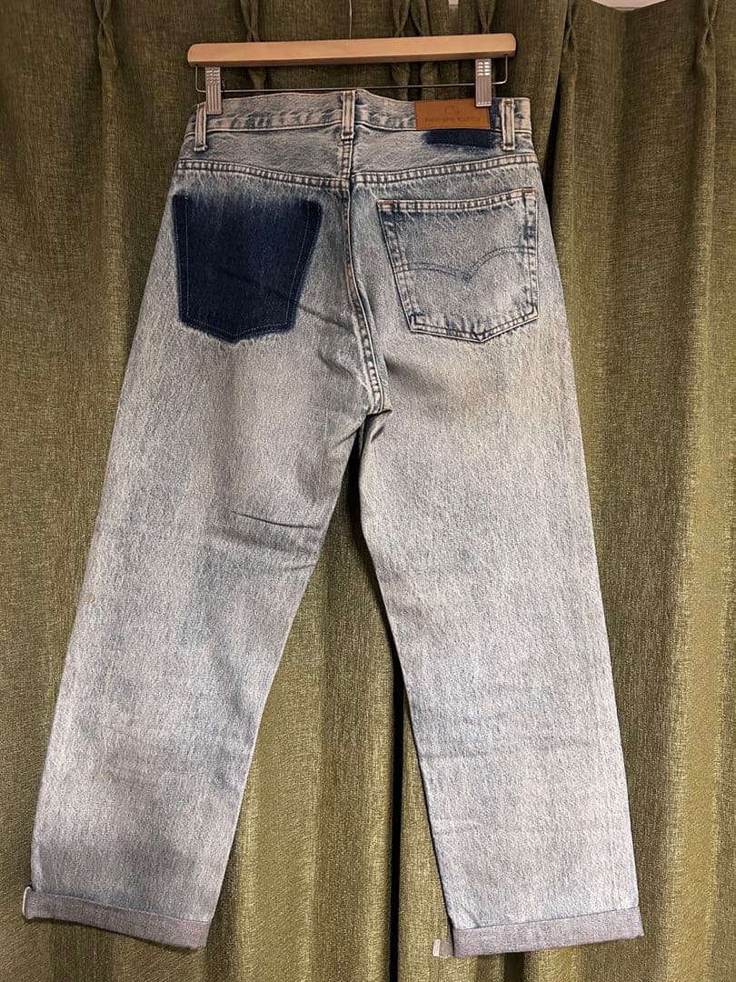 【1点物】keisukekanda レースパッチワークリボンデニム