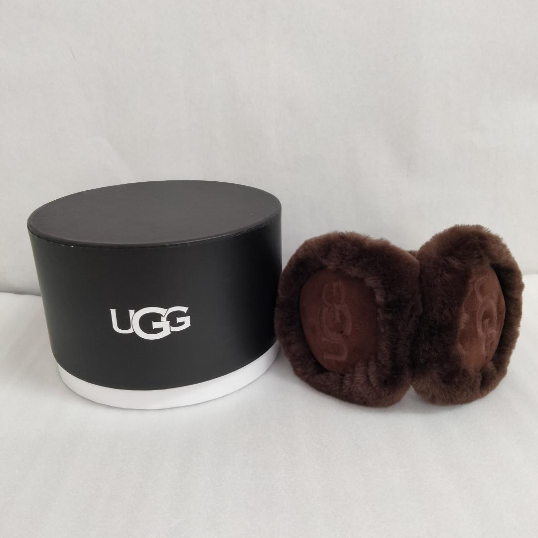 【訳あり】UGG アグ 耳当て ブラウン系 イヤーマフ 20955