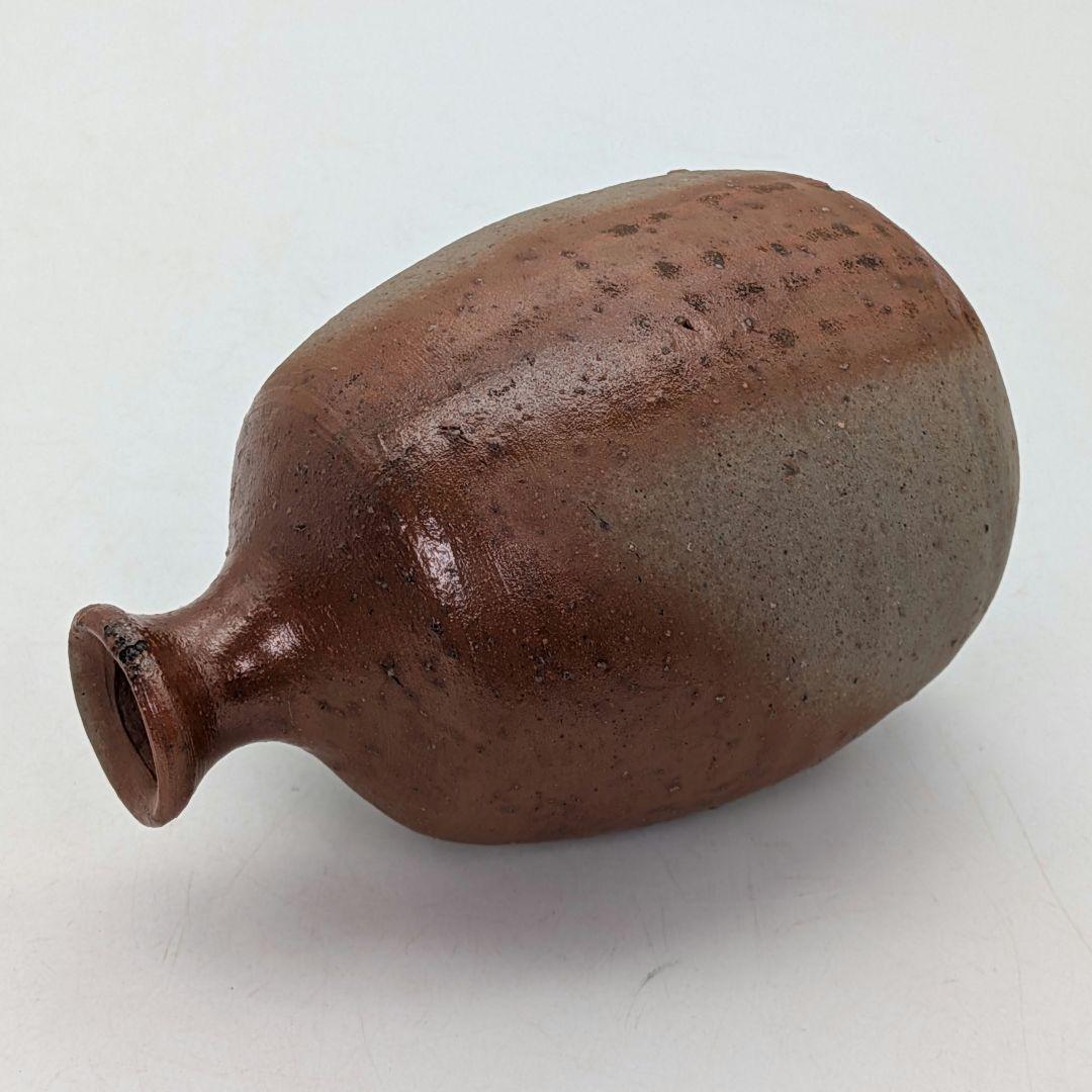 岡山県重要無形文化財 藤原建 備前焼 緋襷徳利 共箱合布 とっくり 酒器 食器