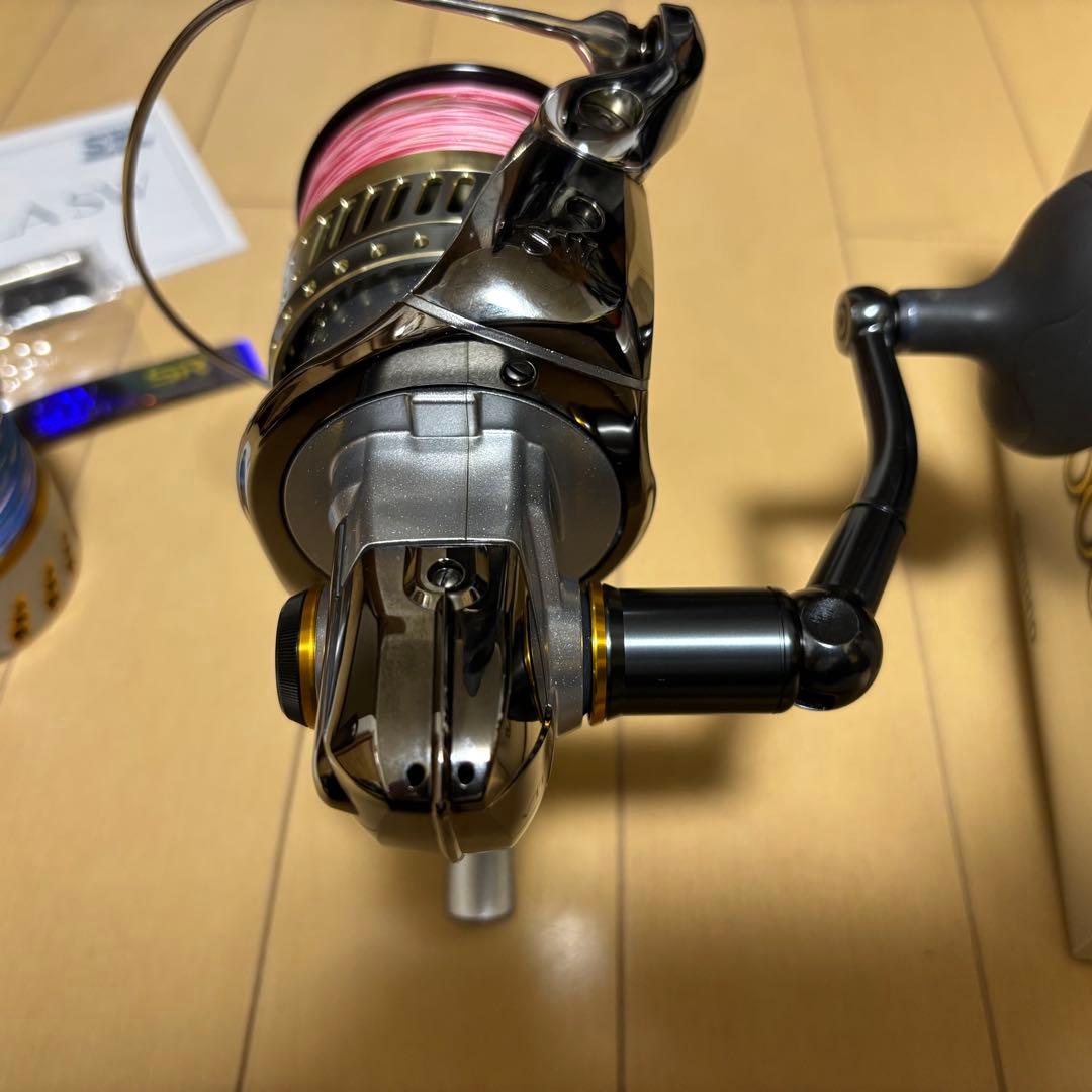 【超美品】シマノ 08 ステラSW10000PG オーシャンマークスプール付