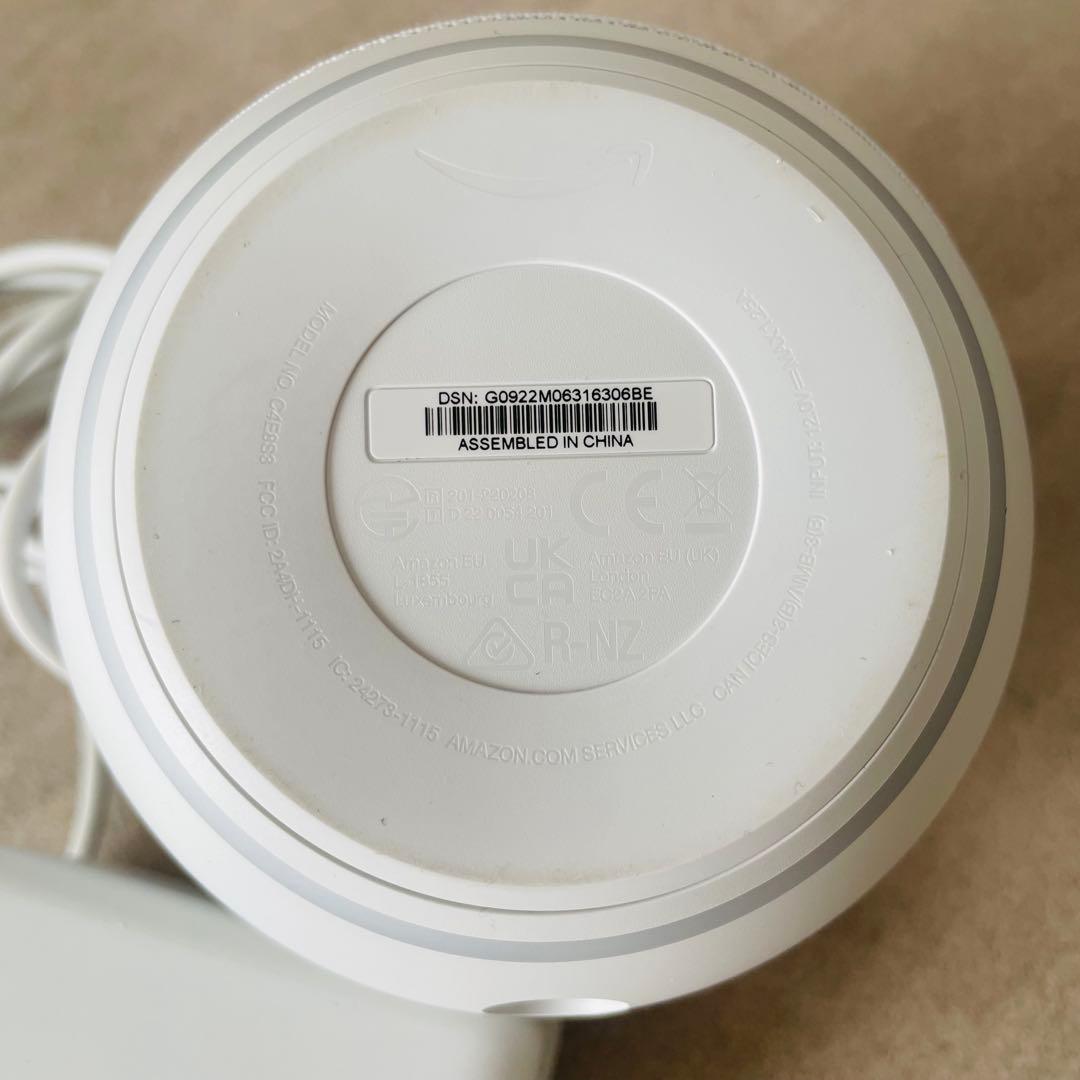 【美品】Echo Dot with clock第5世代 ホワイト