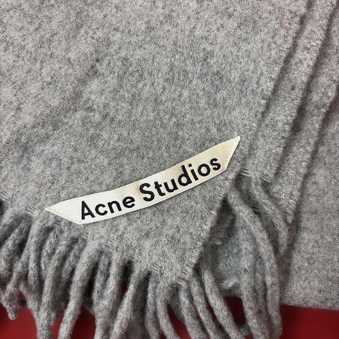 Acne Studios グレー ストール フリンジ付き　かっちゃん専用