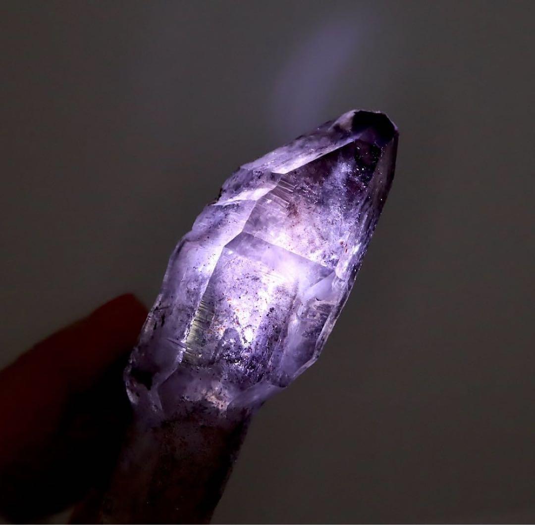 スーパーセブン セプター スモーキー アメジスト紫水晶 51.8g AMT248