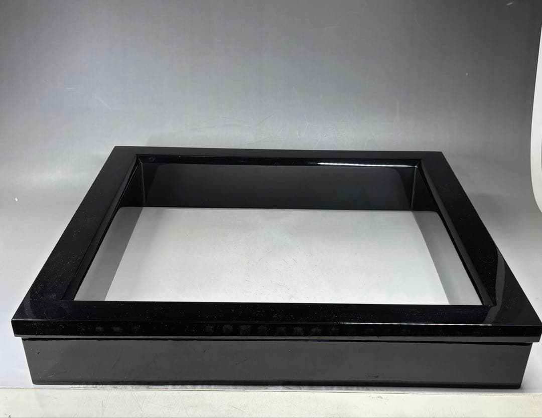 塗師『細川司光』造 真塗 炉縁 共箱 栞付き 漆器 漆芸 茶道具 本物保証