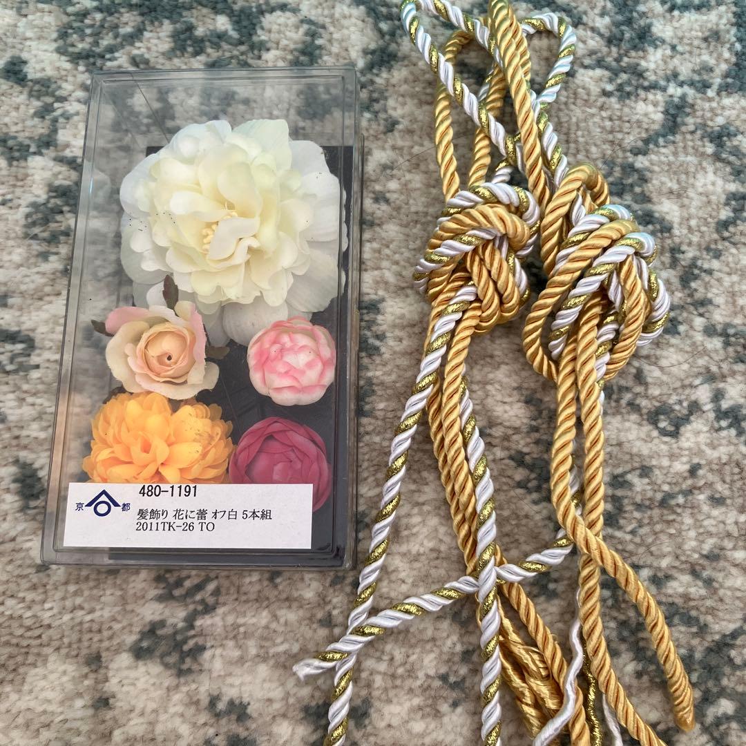 振袖セット 古典柄 花尽くし 赤ぼかし 成人式 前撮り　正絹