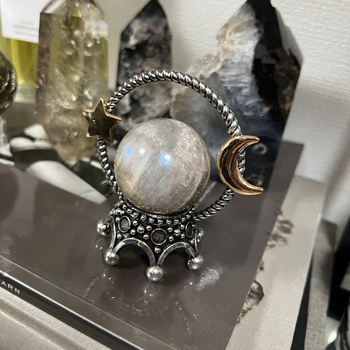 サン&ムーンストーン　スタンド付き