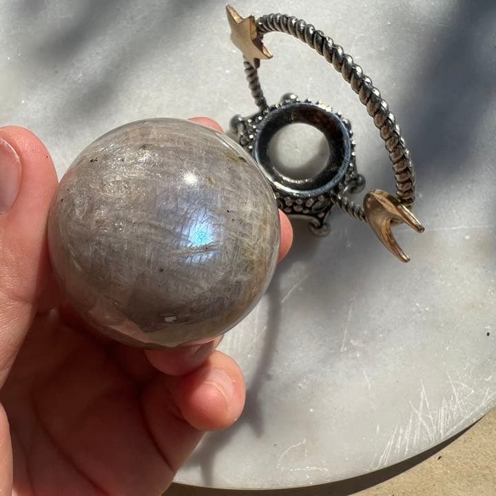 サン&ムーンストーン　スタンド付き