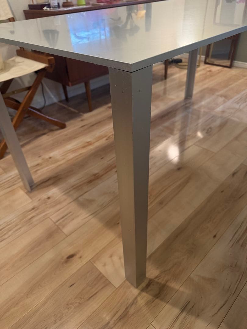 無印良品 MUJI アルミダイニングテーブル