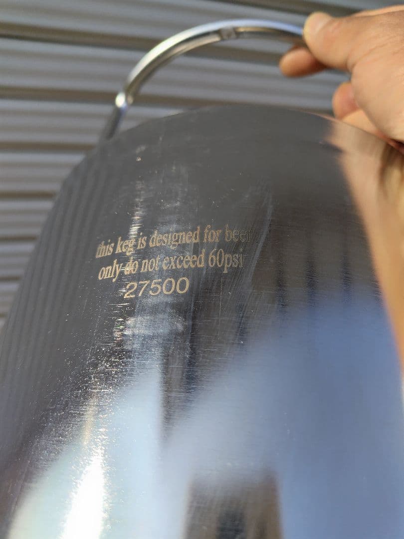 【ほぼ未使用】ビール用ステンレスケグ(タンク)2個組 醸造、ビールサーバーにも
