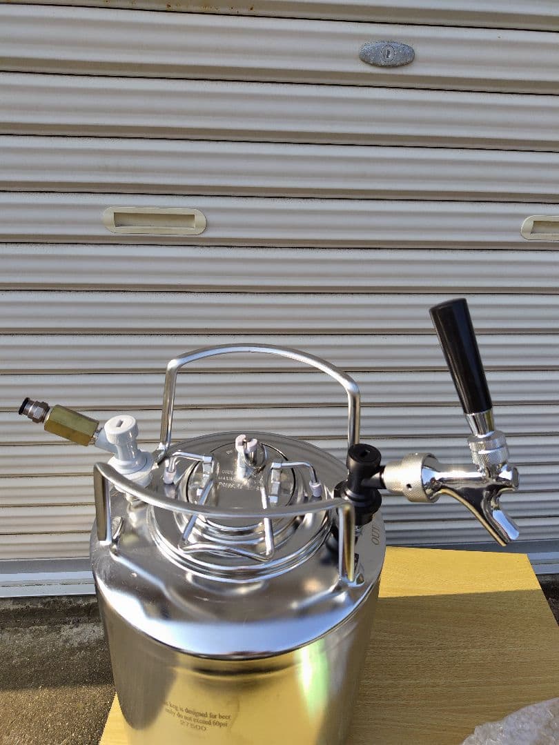【ほぼ未使用】ビール用ステンレスケグ(タンク)2個組 醸造、ビールサーバーにも