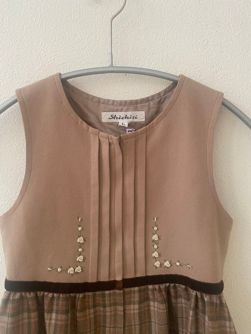 七里　Shichiri ジャンパースカートL美品