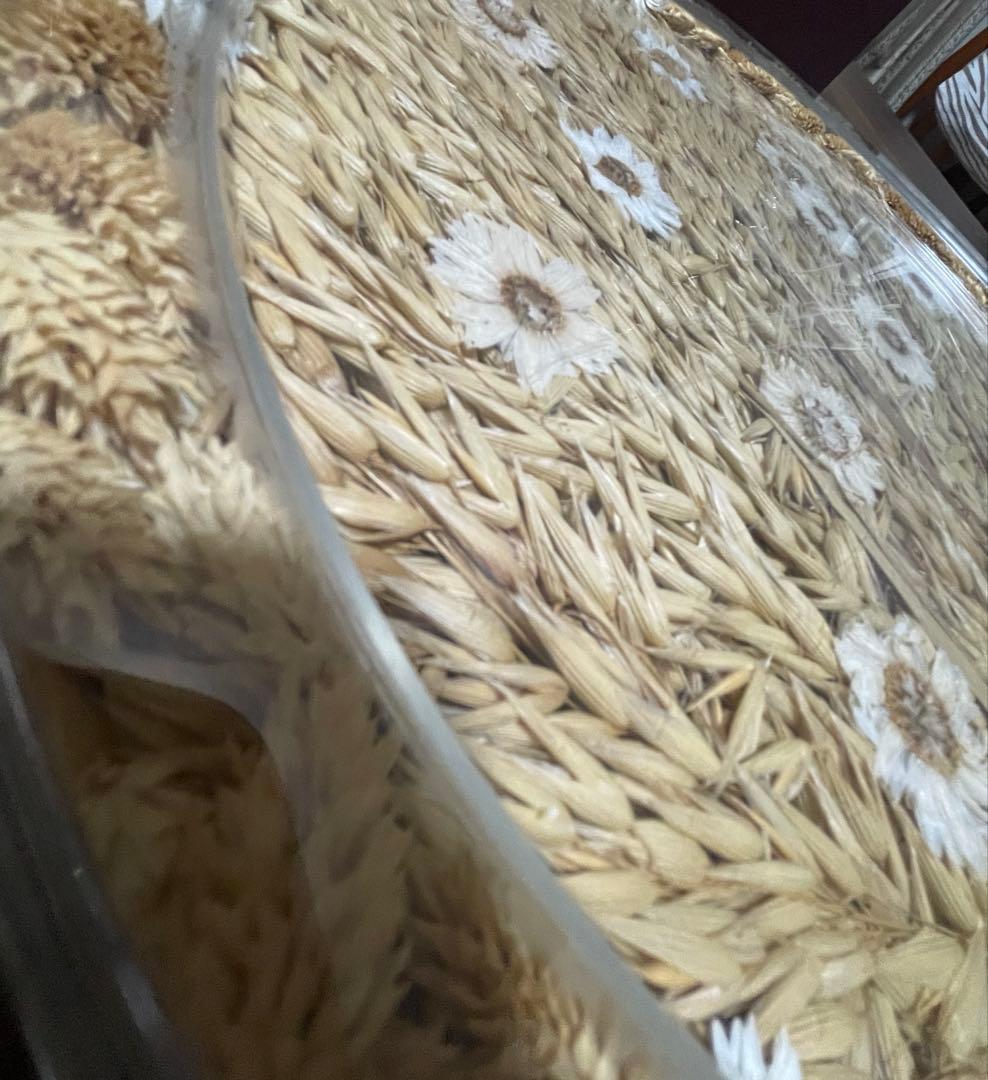 CL DESIGN ドライフラワー入り　アートトレイドイツ製