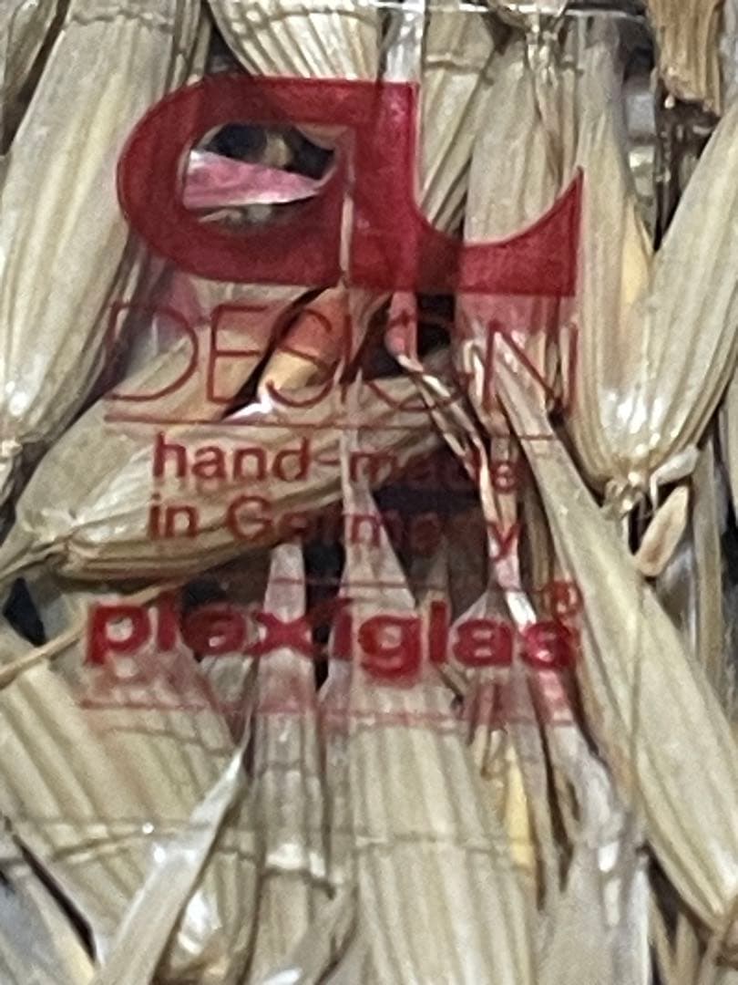 CL DESIGN ドライフラワー入り　アートトレイドイツ製