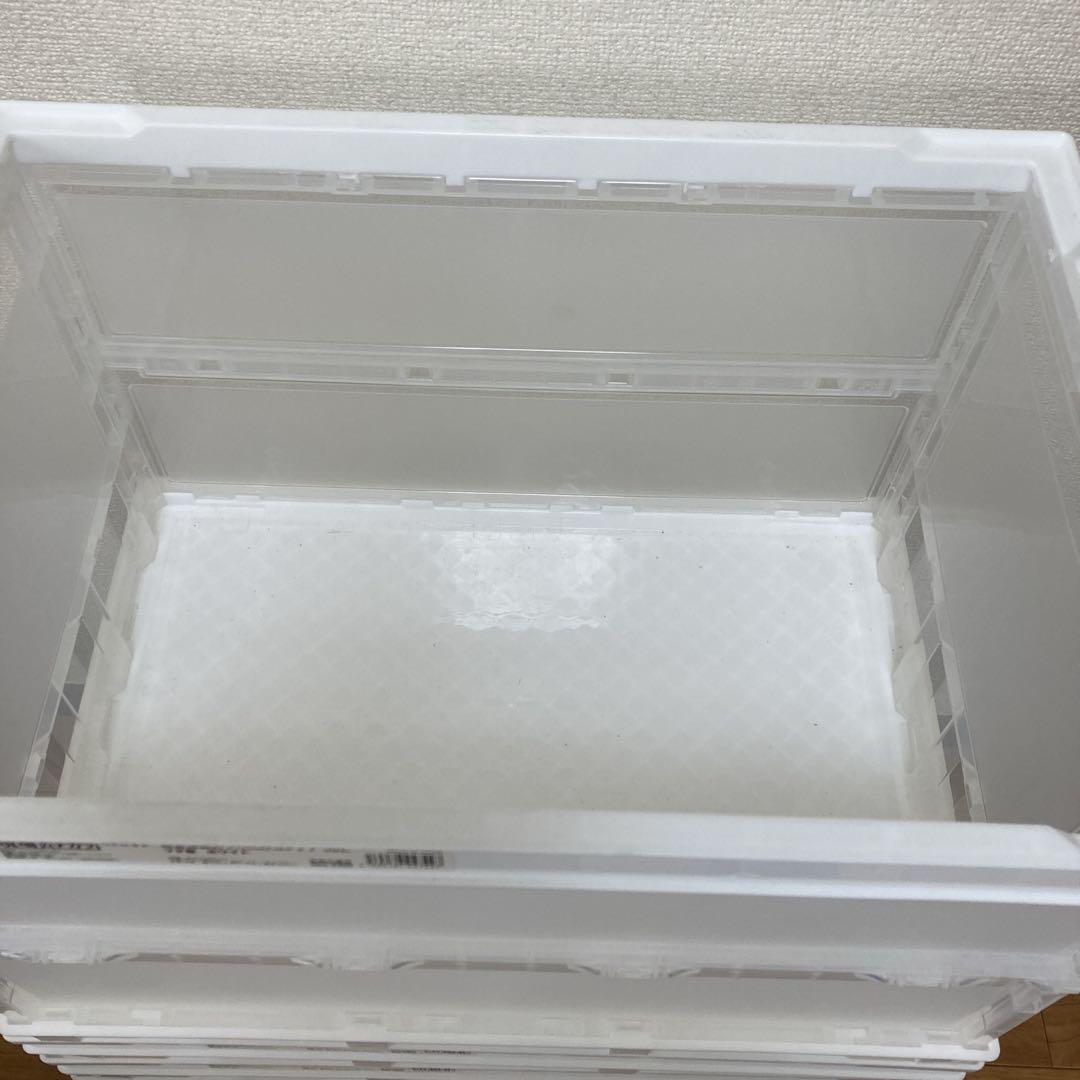 アスクル 「現場のチカラ」 ペタンコO-50B 50L ホワイト 10個セット