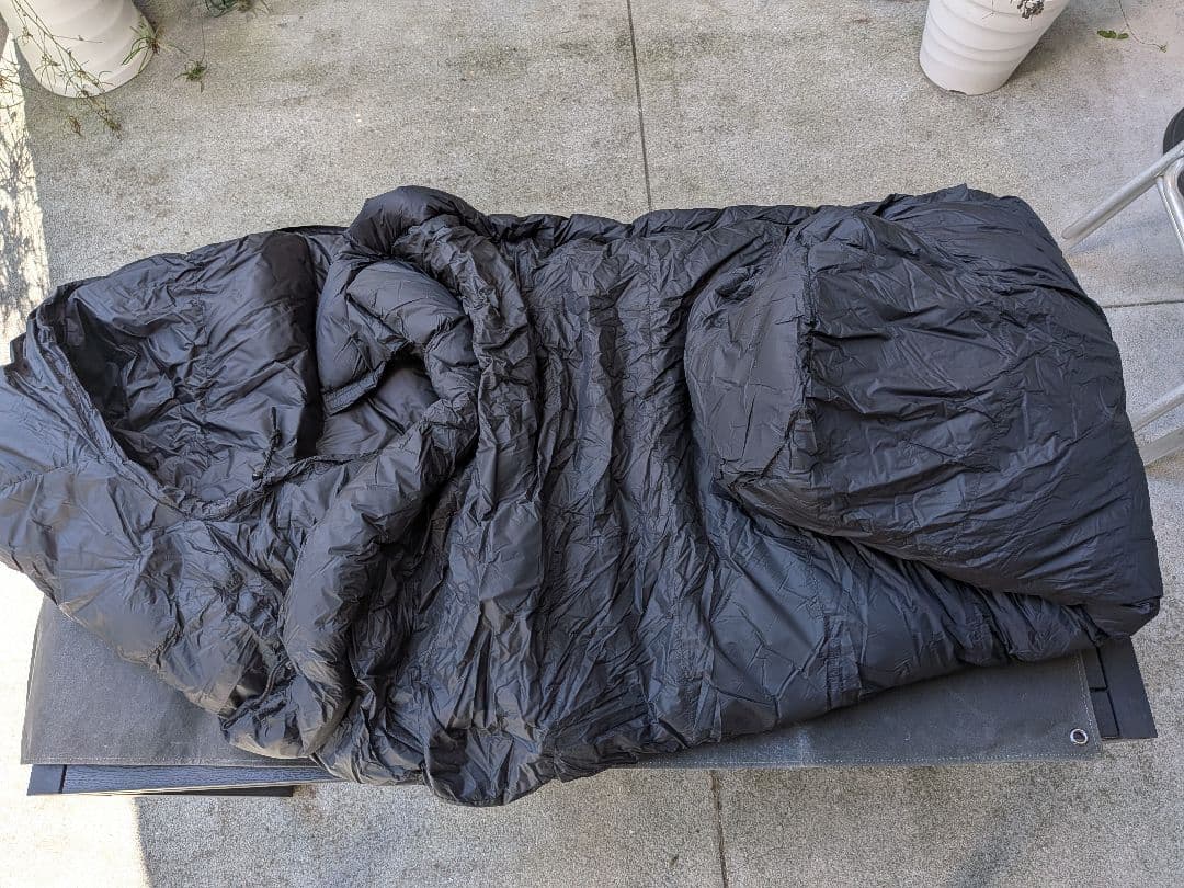 NANGA 日本製シュラフ/AURORA 600DX/レギュラー/オールブラック